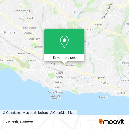 K Kiosk map