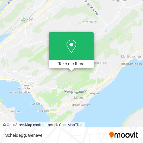 Scheidegg map