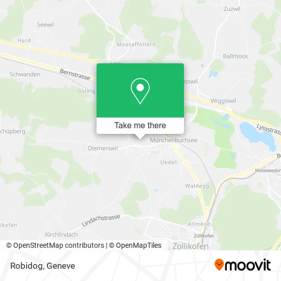 Robidog map