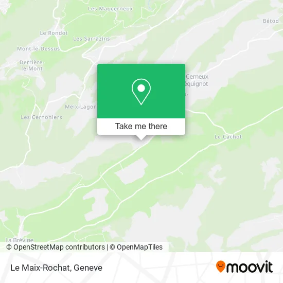 Le Maix-Rochat map