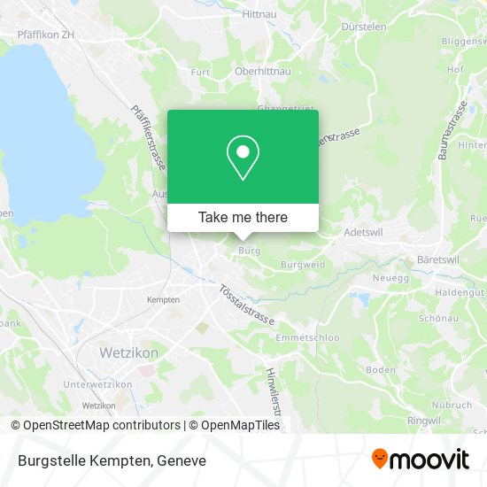 Burgstelle Kempten map
