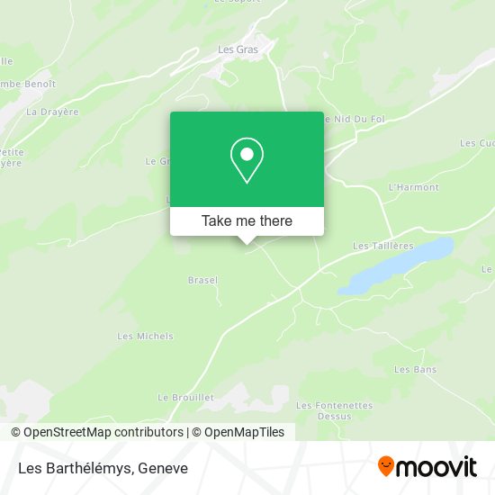 Les Barthélémys map