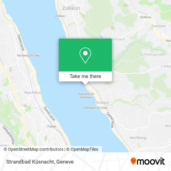 Strandbad Küsnacht map