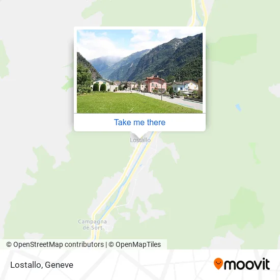 Lostallo map