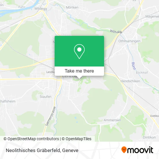 Neolithisches Gräberfeld map