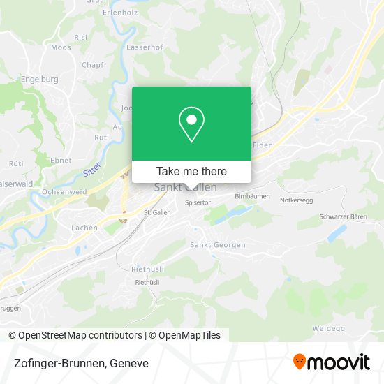 Zofinger-Brunnen map