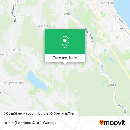 Albis (Langnau A. A.) map