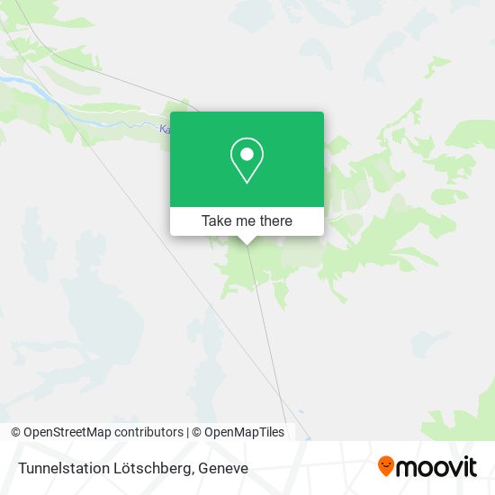 Tunnelstation Lötschberg map