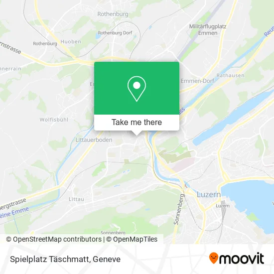 Spielplatz Täschmatt map