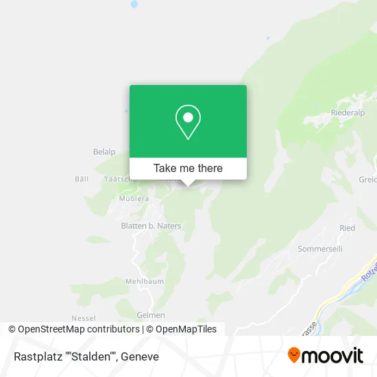 Rastplatz ""Stalden"" map