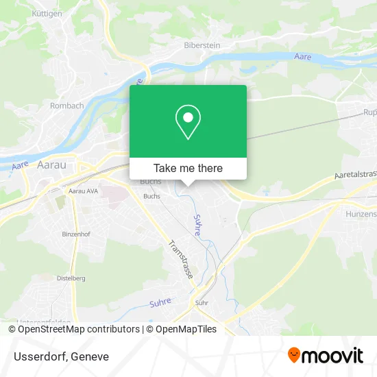 Usserdorf map