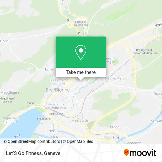 Let‘S Go Fitness map