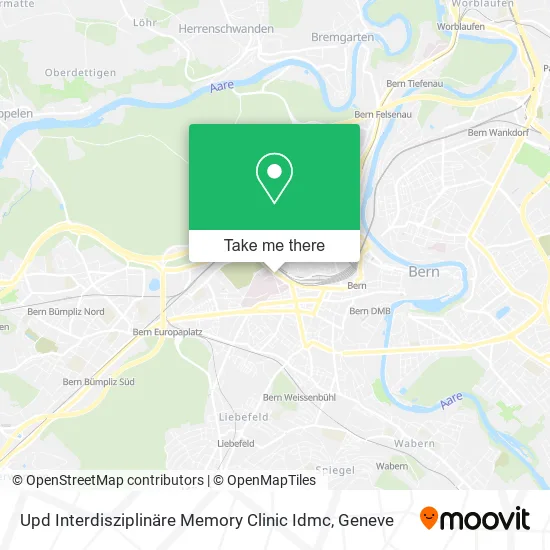 Upd Interdisziplinäre Memory Clinic Idmc map