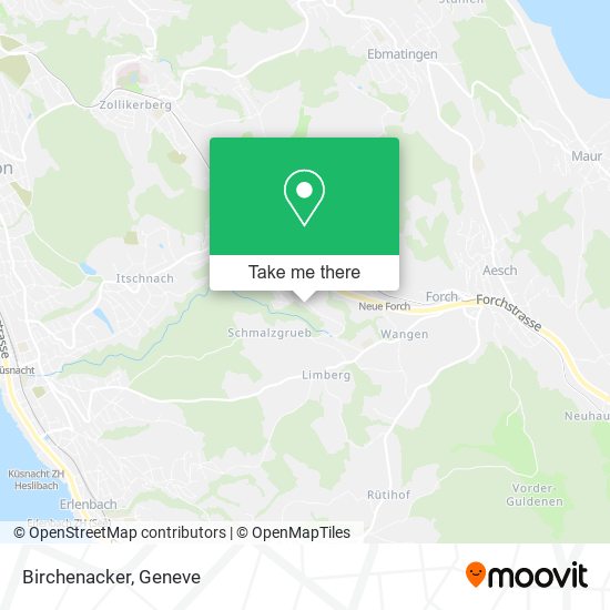 Birchenacker map