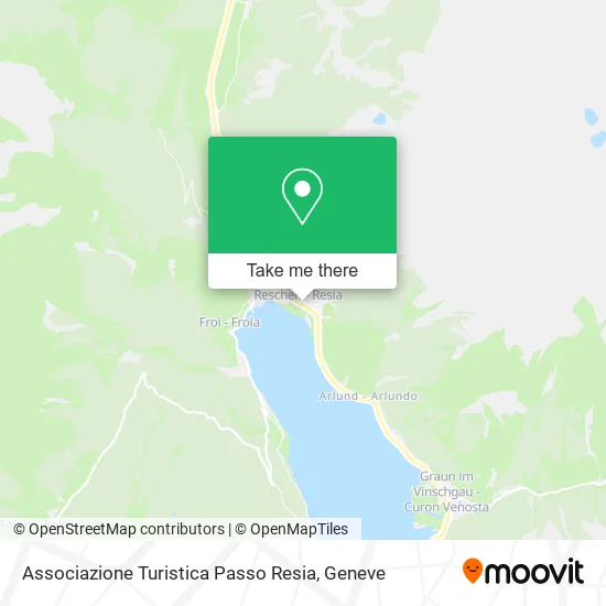 Associazione Turistica Passo Resia map