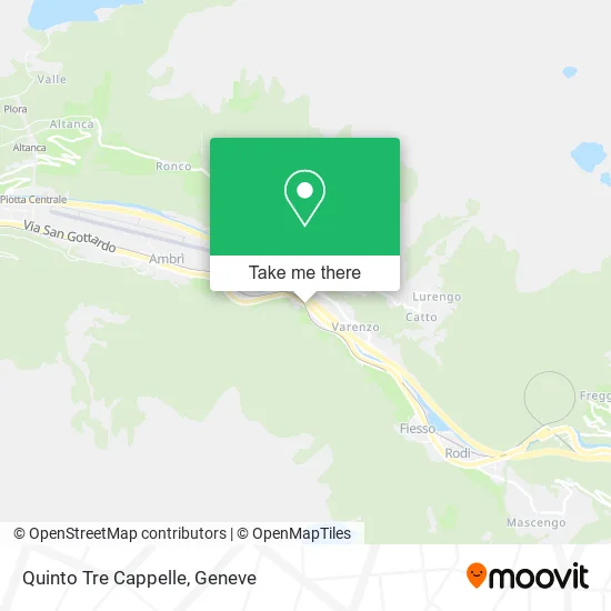 Quinto Tre Cappelle map