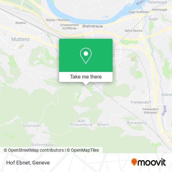 Hof Ebnet map