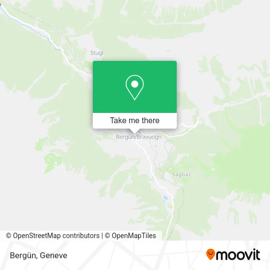 Bergün map