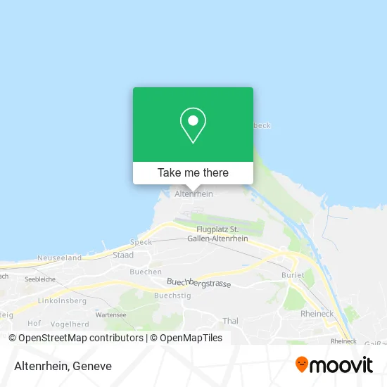 Altenrhein map