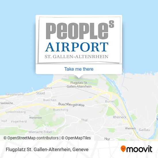 Flugplatz St. Gallen-Altenrhein map