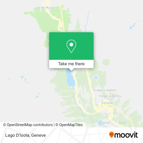 Lago D'Isola map