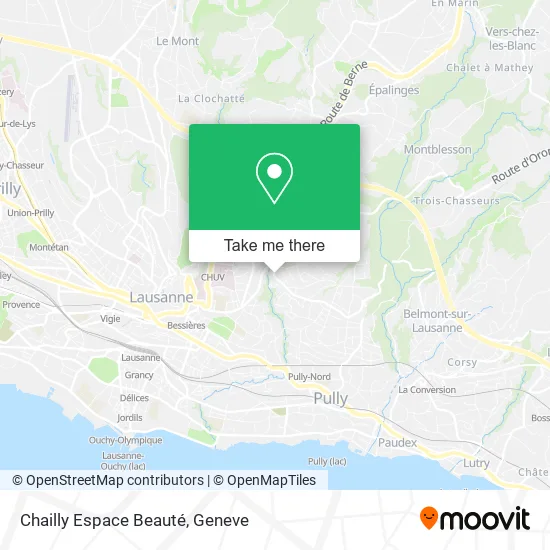 Chailly Espace Beauté map