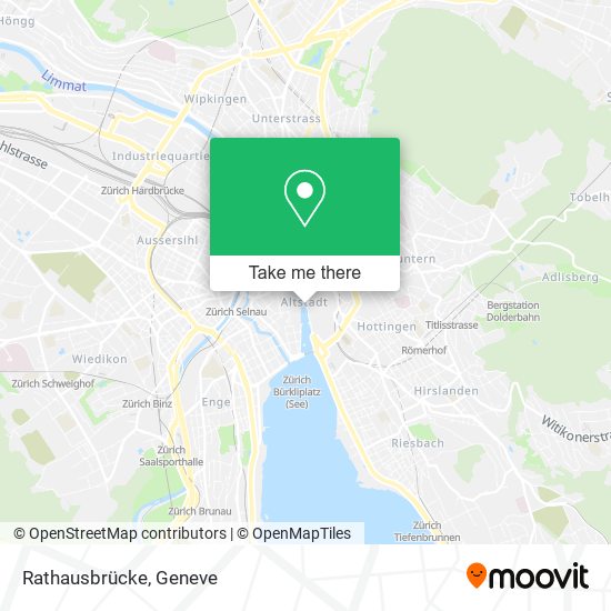 Rathausbrücke map