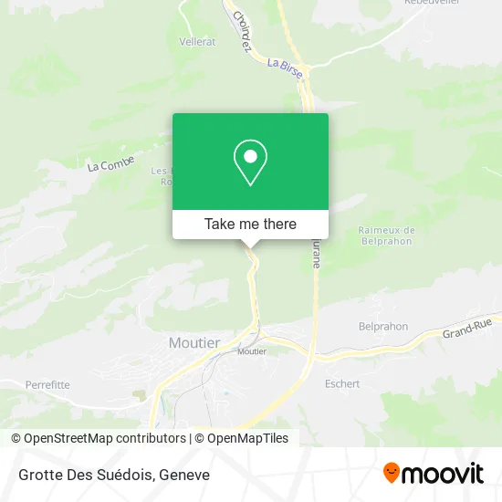 Grotte Des Suédois map