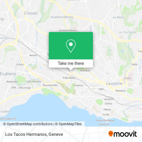 Los Tacos Hermanos map