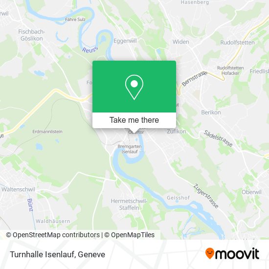 Turnhalle Isenlauf map