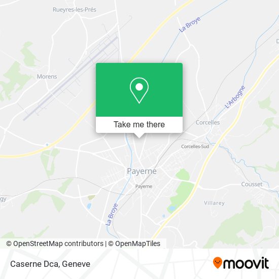 Caserne Dca map