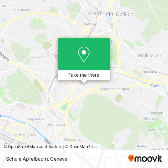 Schule Apfelbaum map