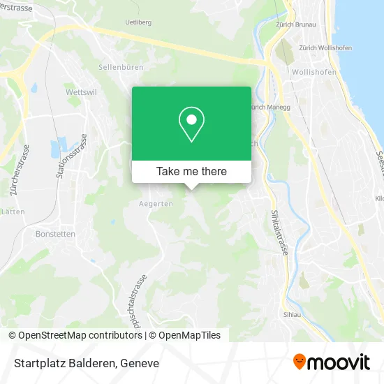 Startplatz Balderen map