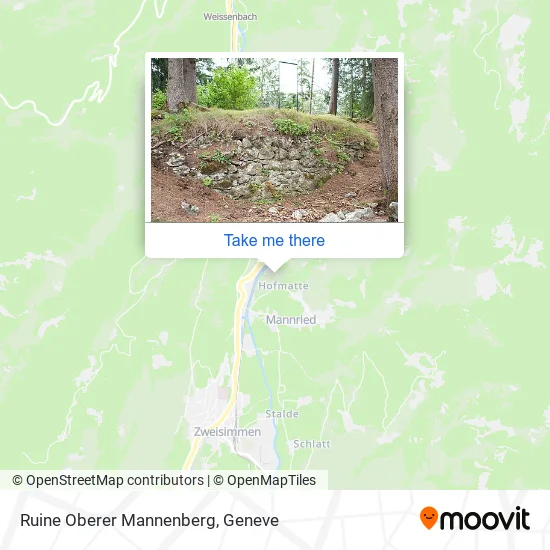 Ruine Oberer Mannenberg map