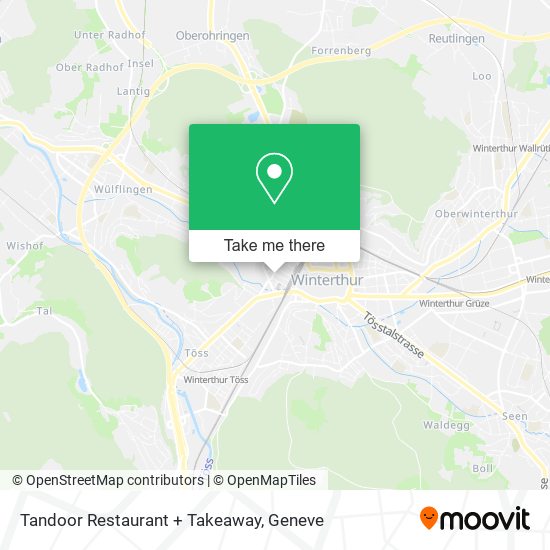 Tandoor Restaurant + Takeaway map
