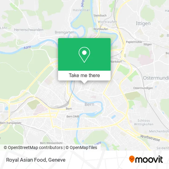 Royal Asian Food map