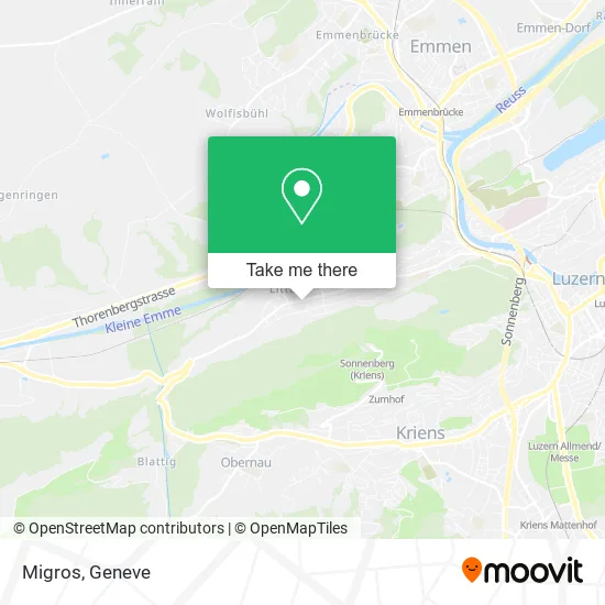 Migros map