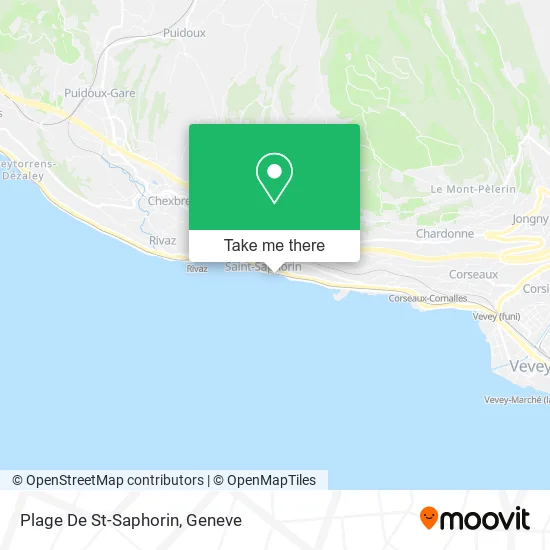 Plage De St-Saphorin map