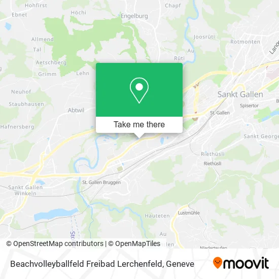 Beachvolleyballfeld Freibad Lerchenfeld map