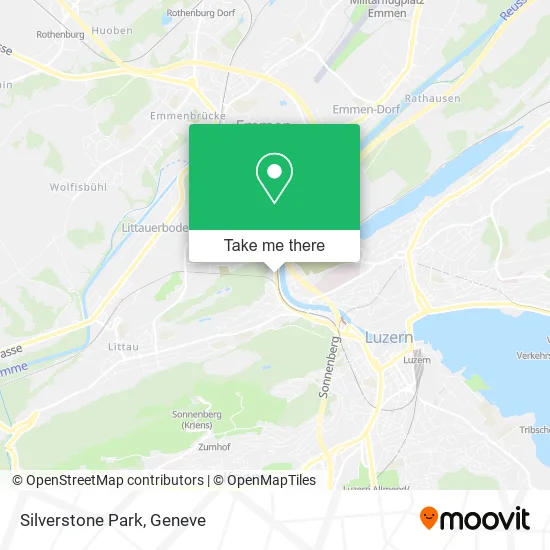 Silverstone Park map