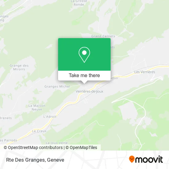Rte Des Granges map