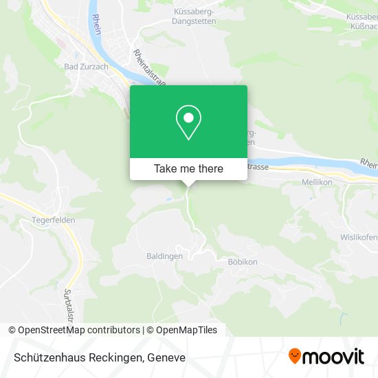 Schützenhaus Reckingen map