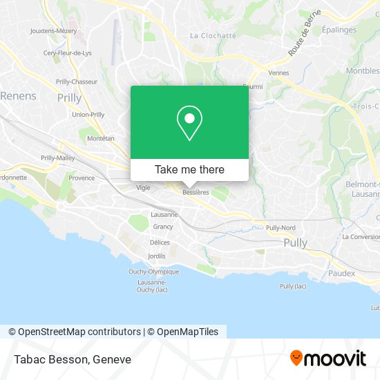 Tabac Besson map