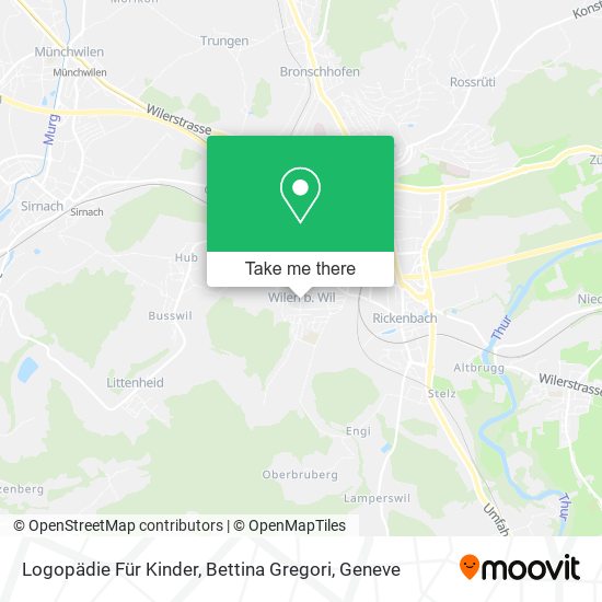 Logopädie Für Kinder, Bettina Gregori map