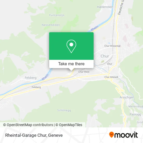Rheintal-Garage Chur map