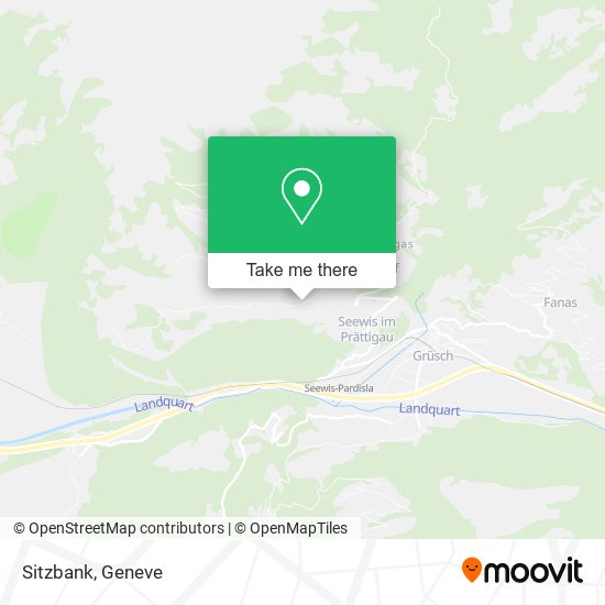 Sitzbank map