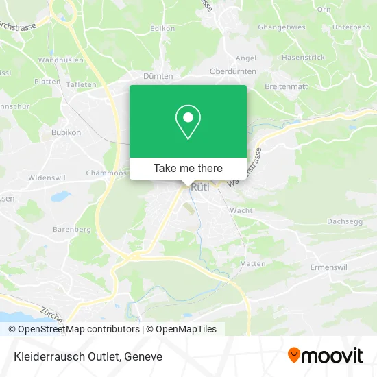 Kleiderrausch Outlet map
