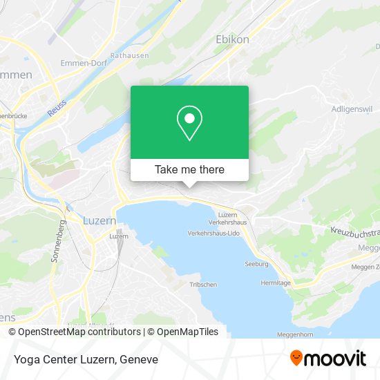 Yoga Center Luzern map