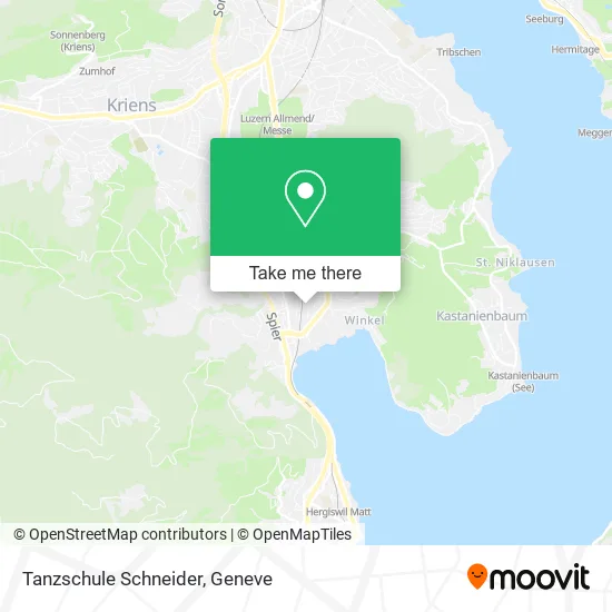 Tanzschule Schneider map