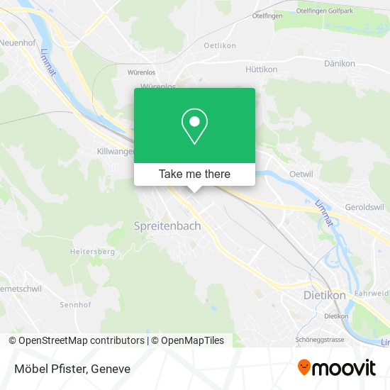 Möbel Pfister map
